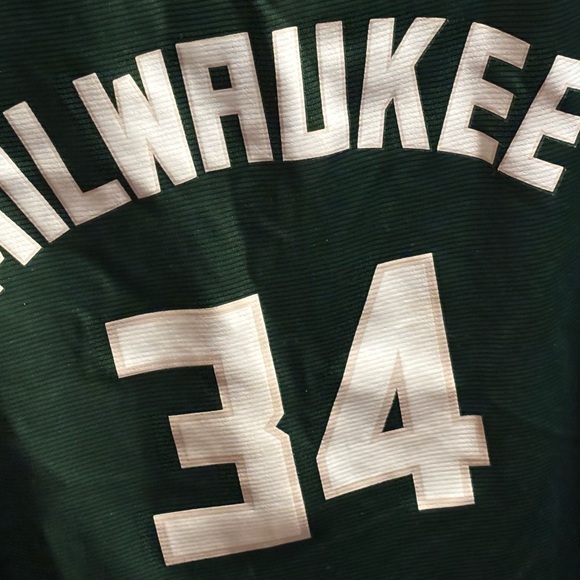 Milwaukee Bucks NBA Giannis Antetokounmpo Fanatics Basketball Jersey Youth L - Picture 3 of 5